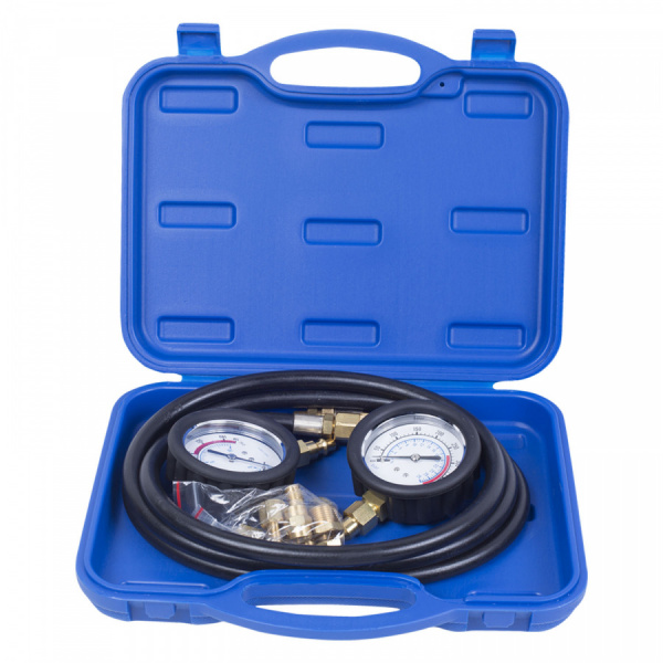 МАСТАК Манометр для измерения давления масла, два манометра, 0-7 и 0-28 бар МАСТАК 120-20028C