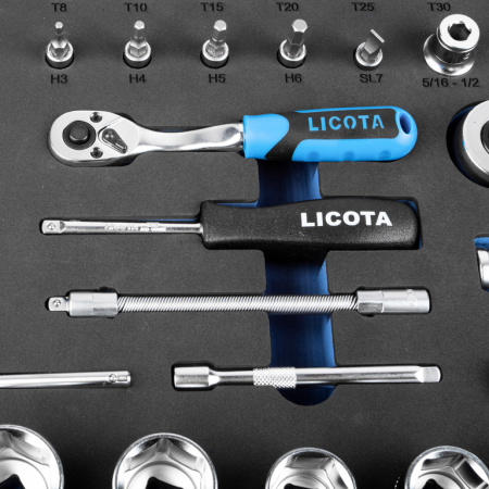 Набор инструмента 1/2" и 1/4" 94 пр. в ложементе EVA (ACK-E8010F)