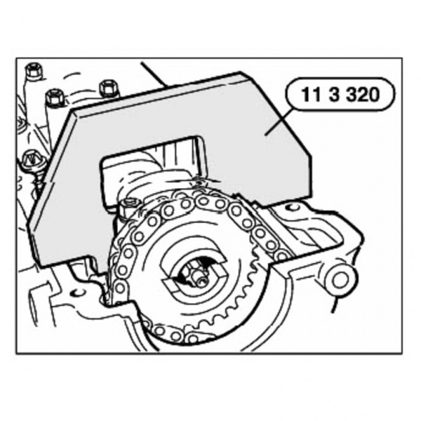 Набор фиксаторов для дизельных двигателей BMW, Land Rover, Opel M41, M51, 256T (M51), 25DT, X25DT (ATA-3810)