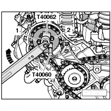 Набор фиксаторов для дизельных двигателей VW-Audi V6 (2.7, 3.0) V8 (4.0, 4.2) со съемником помпы (ATA-4012)