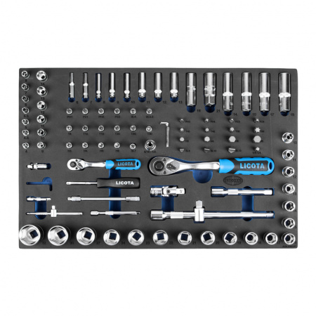 Набор инструмента 1/2" и 1/4" 94 пр. в ложементе EVA (ACK-E8010F)