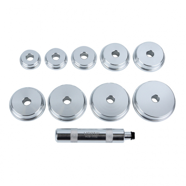 Набор оправок для запрессовки сальников, подшипников, сайлентблоков (ATB-1132)