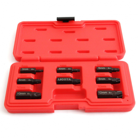 Набор экстракторов для болтов Torx и других профилей, 8 предметов (ATF-6200)