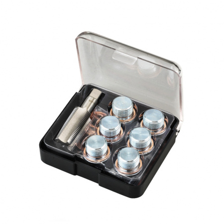 Набор для восстановления резьбы отверстия масляного поддона (картера) М20х1,5 (ATA-7600D)