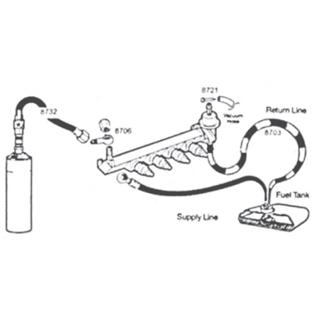 Набор для тестирования и очистки топливной системы (ATS-4001)