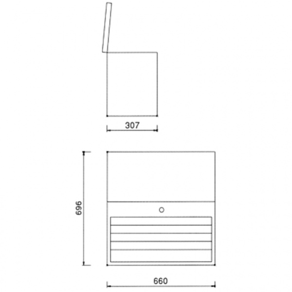 Ящик инструментальный, 5 полок (AEP-B002B)