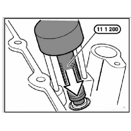 Приспособление для запрессовки маслосъемных колпачков BMW (ATA-0480)
