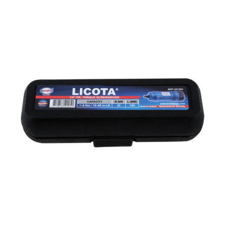 Отвертка динамометрическая 1/4", 1-8Nm (AWT-30105C)
