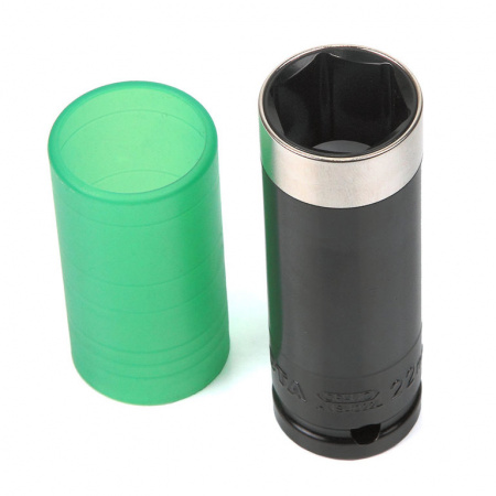 Головка торцевая ударная глубокая тонкостенная 1/2" 22 мм, особо прочная (ANS4022L-HT)