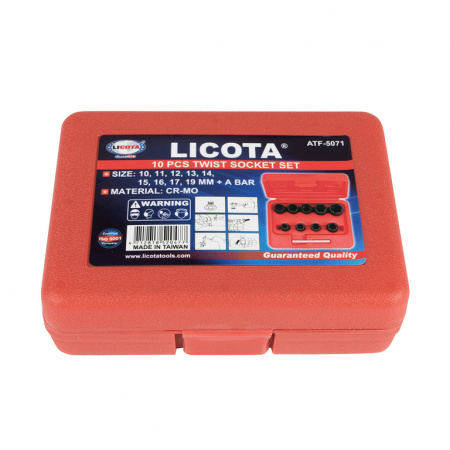 Набор головок для скругленного крепежа (ATF-5071)