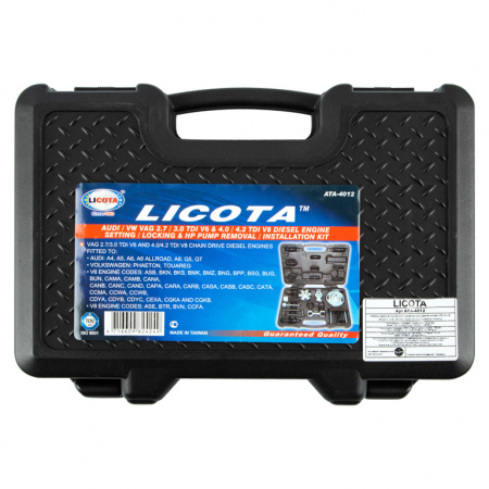 Набор фиксаторов для дизельных двигателей VW-Audi V6 (2.7, 3.0) V8 (4.0, 4.2) со съемником помпы (ATA-4012)