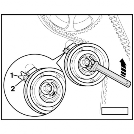 Приспособление для установки ремня распредвала VAG (ATA-0390)